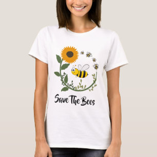 T-shirt  Sauvez Le Jour des terres Des Abeilles