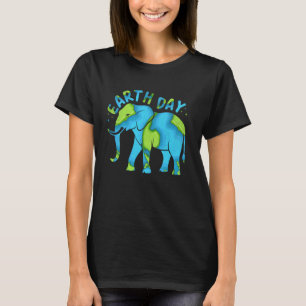 T-shirt Sauvez le Jour des terres des éléphants Protégez l