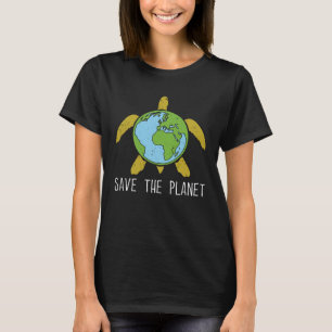 T-shirt Sauvez le Jour des terres écologique de la nature