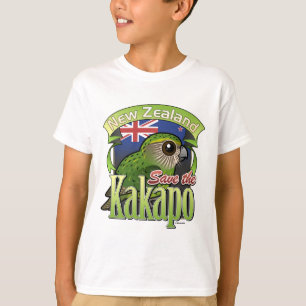 T-shirt Sauvez le Kakapo de la Nouvelle Zélande