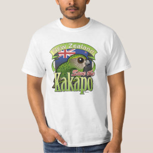 T-shirt Sauvez le Kakapo de la Nouvelle Zélande