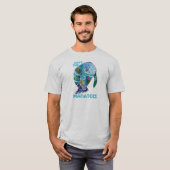 T-shirt Sauvez le lamantin (Devant entier)
