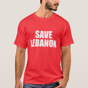 T-shirt Sauvez le Liban