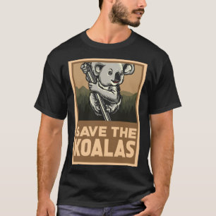 T-shirt Sauvez le militant des droits des animaux de Koala