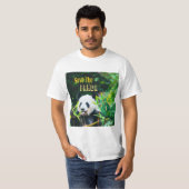 T-shirt Sauvez Le Panda (Devant entier)