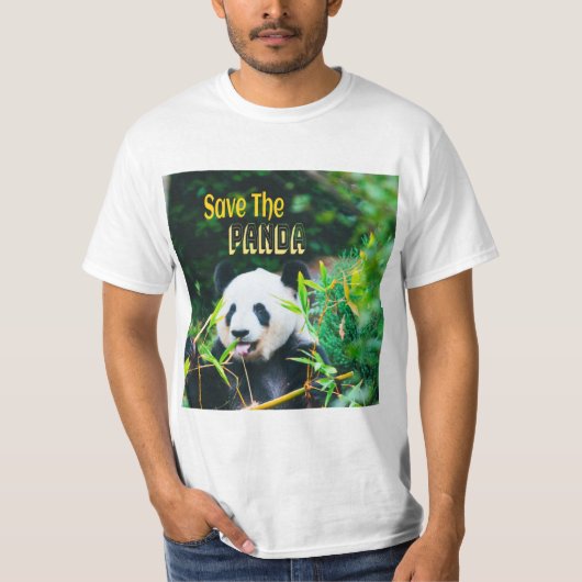 T-shirt Sauvez Le Panda (Devant)