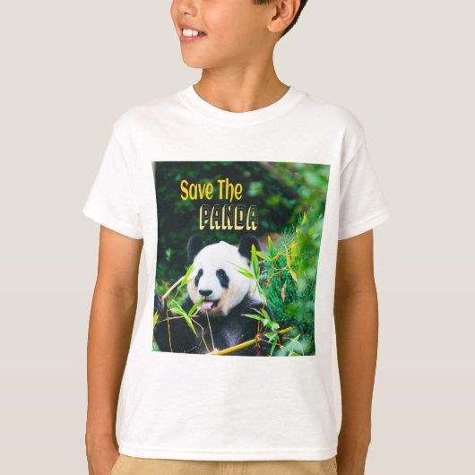 T-shirt Sauvez Le Panda (Devant)