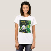 T-shirt Sauvez Le Panda (Devant entier)