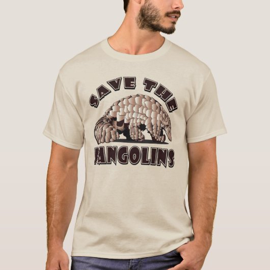 T-shirt Sauvez Le Pangolin (Devant)