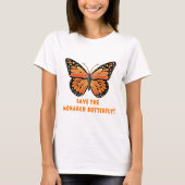 T-shirt Sauvez le papillon de monarque (Devant)