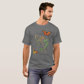 T-shirt Sauvez Le Plante Des Monarques De L'Herbe Lactée - (Devant entier)