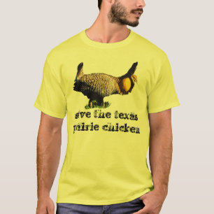 T-shirt sauvez le poulet de prairie du Texas