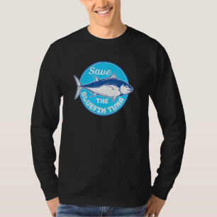T-shirt Sauvez Le Thon Rouge En Danger Animal Profond Mer