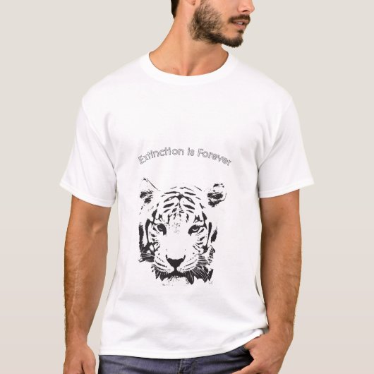 T-shirt Sauvez le tigre (Devant)