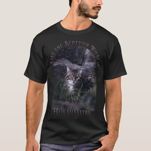T-shirt Sauvez le Wildcat écossais (Devant)