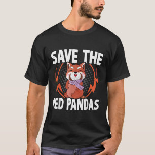 T-shirt Sauvez le zoologiste Red Panda Panda