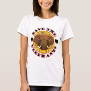 T-shirt Sauvez l'éléphant