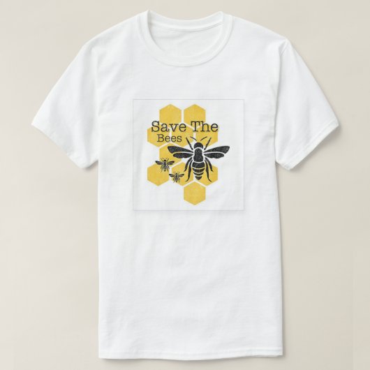 T-shirt Sauvez les abeilles (Design devant)