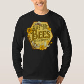 T-shirt Sauvez les abeilles Miel Abeille Gardien Fermier N (Devant)