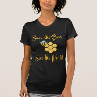 T-shirt Sauvez les abeilles sauvent le monde