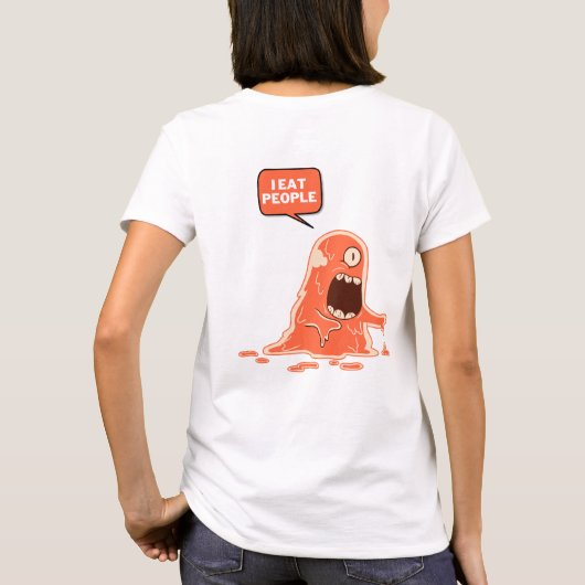 T-shirt sauvez les animaux, mangez les gens (Dos)