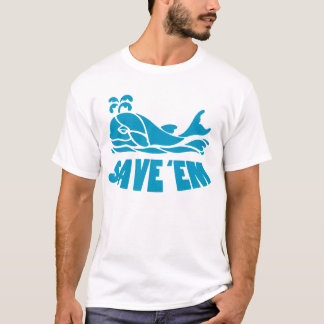 T-SHIRT SAUVEZ LES BALEINES