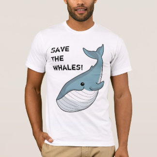 T-shirt Sauvez les baleines !
