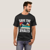 T-shirt Sauvez Les Baleines Orca (Devant entier)