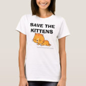 T-shirt Sauvez les chatons !  Commencez par le Neonatals ! (Devant)