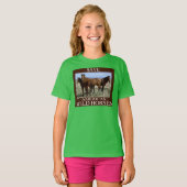 T-shirt Sauvez les chevaux sauvages (Devant entier)