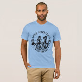 T-shirt Sauvez les chevaux sauvages (Devant entier)