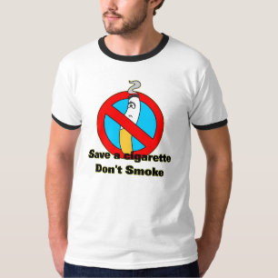 T-shirt Sauvez les cigarettes, ne fumez pas
