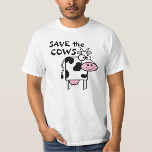 T-shirt Sauvez les droits des animaux de vaches