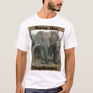T-shirt Sauvez les éléphants