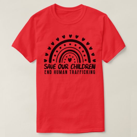 T-shirt Sauvez les enfants 13 (Design devant)