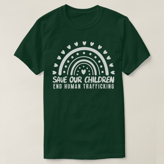T-shirt Sauvez les enfants 19 (Design devant)