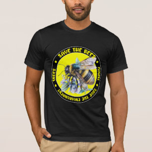 T-shirt Sauvez les fleurs des abeilles et l'environnement