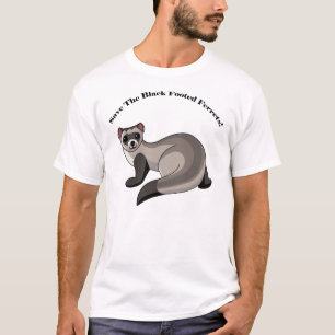 T-shirt Sauvez les furets aux pieds noirs !