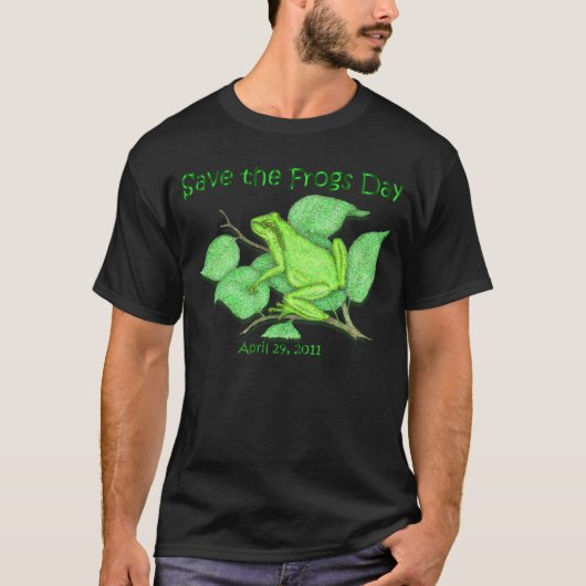 T-shirt Sauvez Les Grenouilles (Devant)