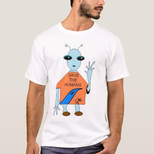 T-shirt Sauvez les humains (Devant)