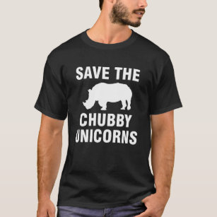 T-shirt Sauvez les licornes potelées