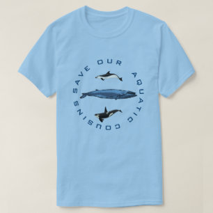 T-shirt Sauvez les mammifères marins