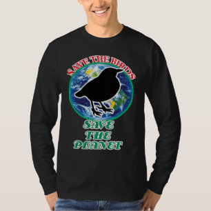 T-shirt Sauvez Les Oiseaux Sauvez La Planète