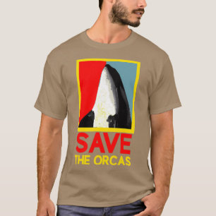 T-shirt Sauvez les orques tueur baleine Panda de mer 2