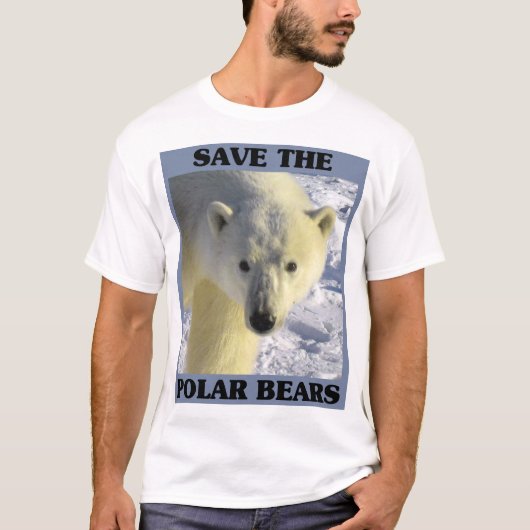 T-shirt Sauvez les ours blancs (Devant)