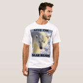 T-shirt Sauvez les ours blancs (Devant entier)