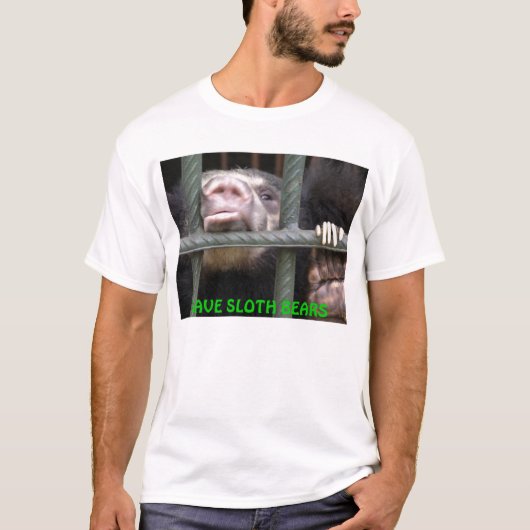 T-SHIRT SAUVEZ LES OURS DE PARESSE (Devant)