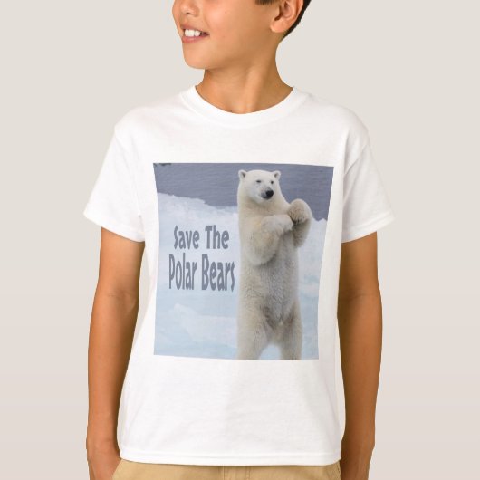 T-shirt Sauvez Les Ours Polaires (Devant)