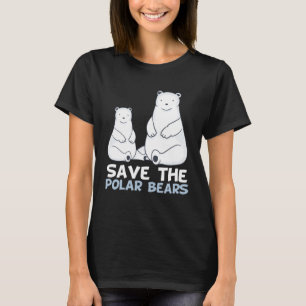T-shirt Sauvez les ours polaires Protection climatique Ani