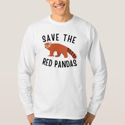 T-shirt Sauvez Les Pandas Rouges (Devant)